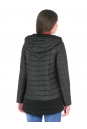 Куртка женская из текстиля с капюшоном 1000130-3